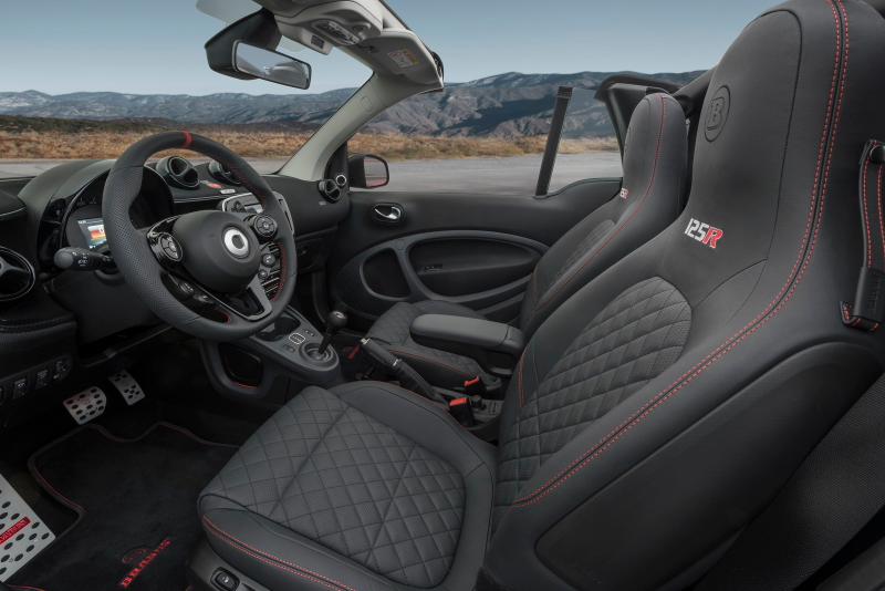 Illustration for article titled The Brabus 125R Is a Ballistic 125-HP Smart ForTwo Pocket Rocket